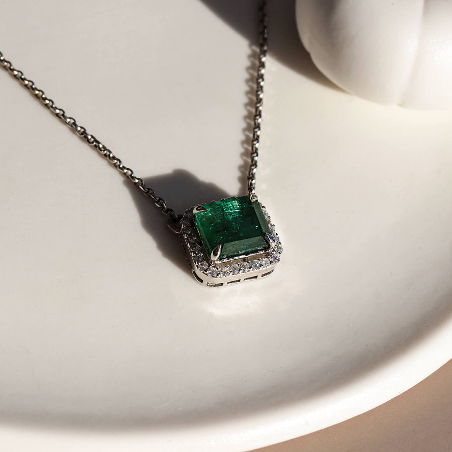 Emerald & Diamond Necklace Muta