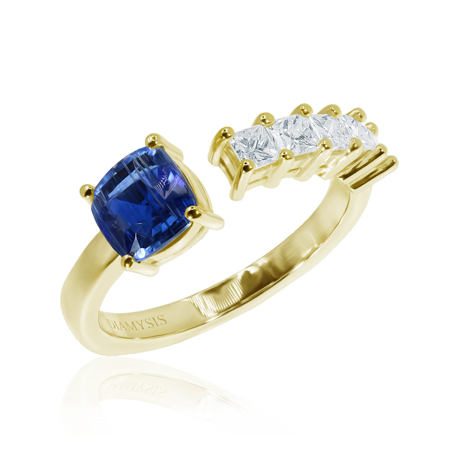 Sapphire & Diamond Ring Indigo