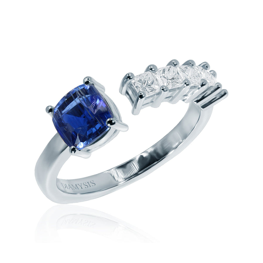 Sapphire & Diamond Ring Indigo