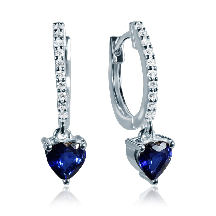 Sapphire & Diamond Earrings Tucana