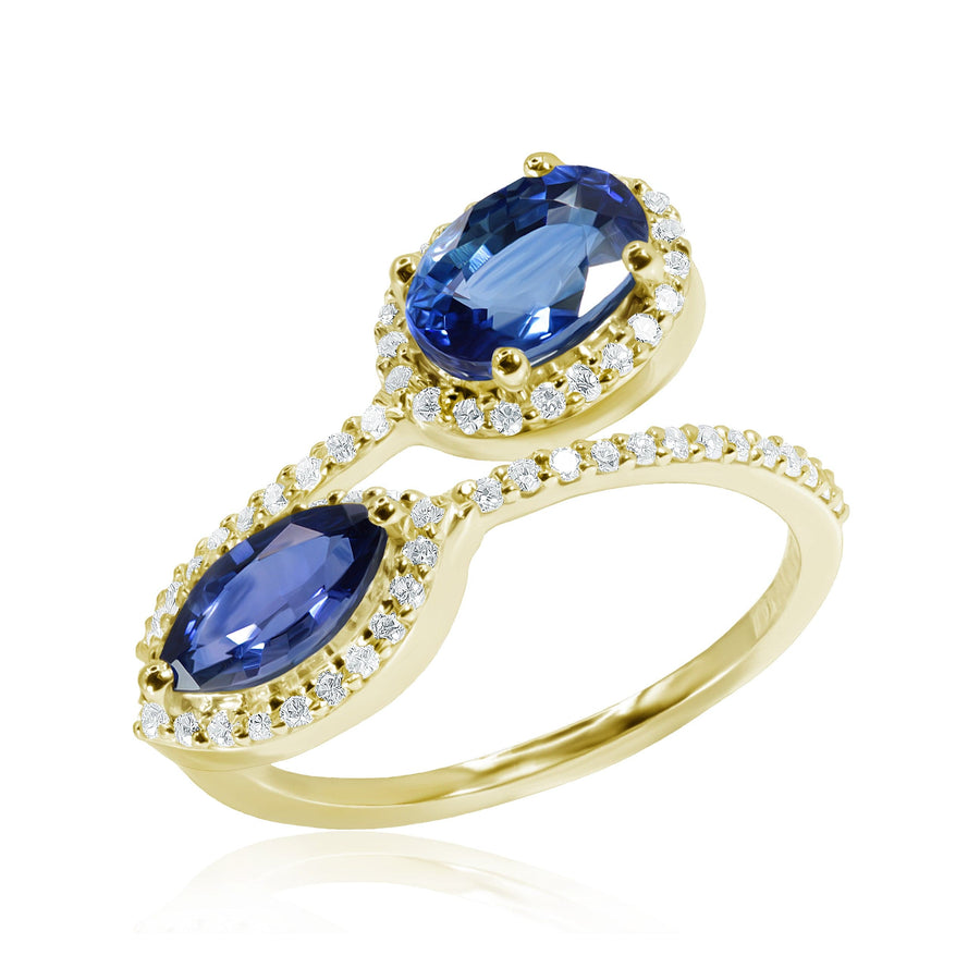 Sapphire & Diamond Ring Bottomless Sea