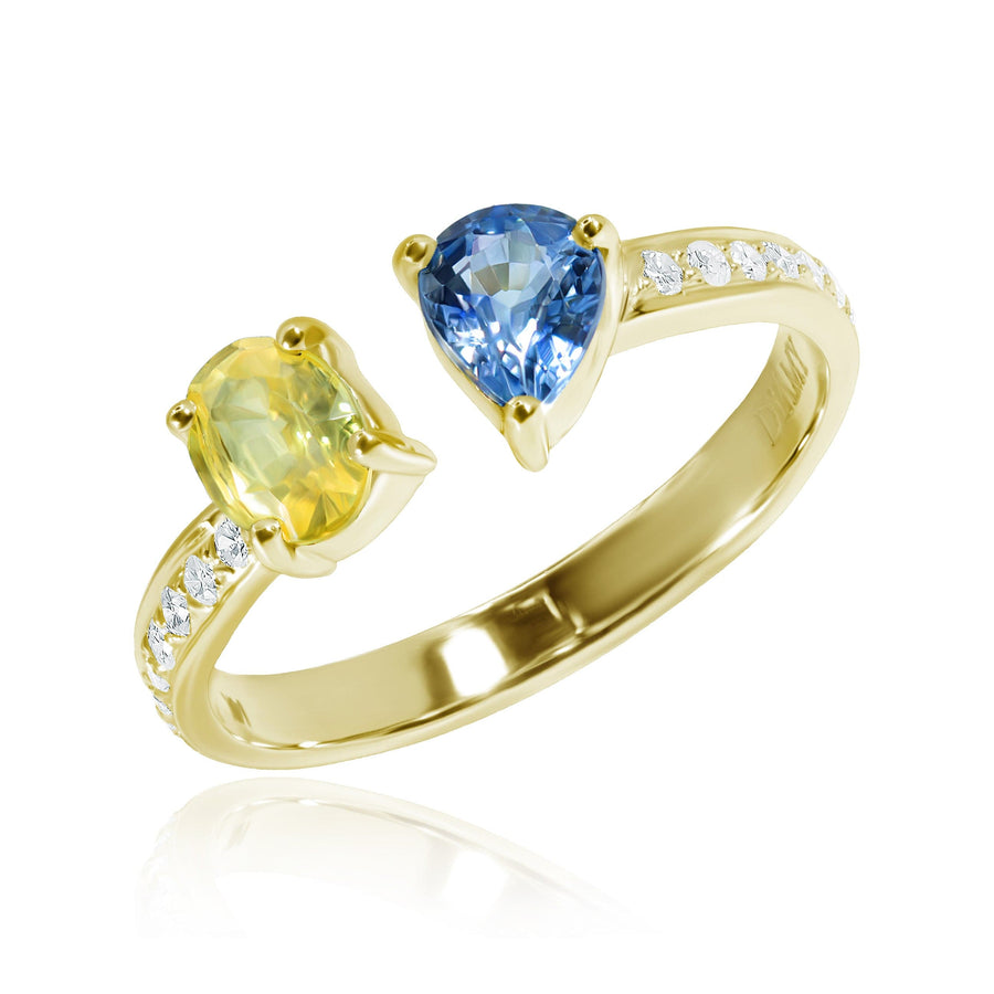 Sapphire & Diamond Ring Summer Sky