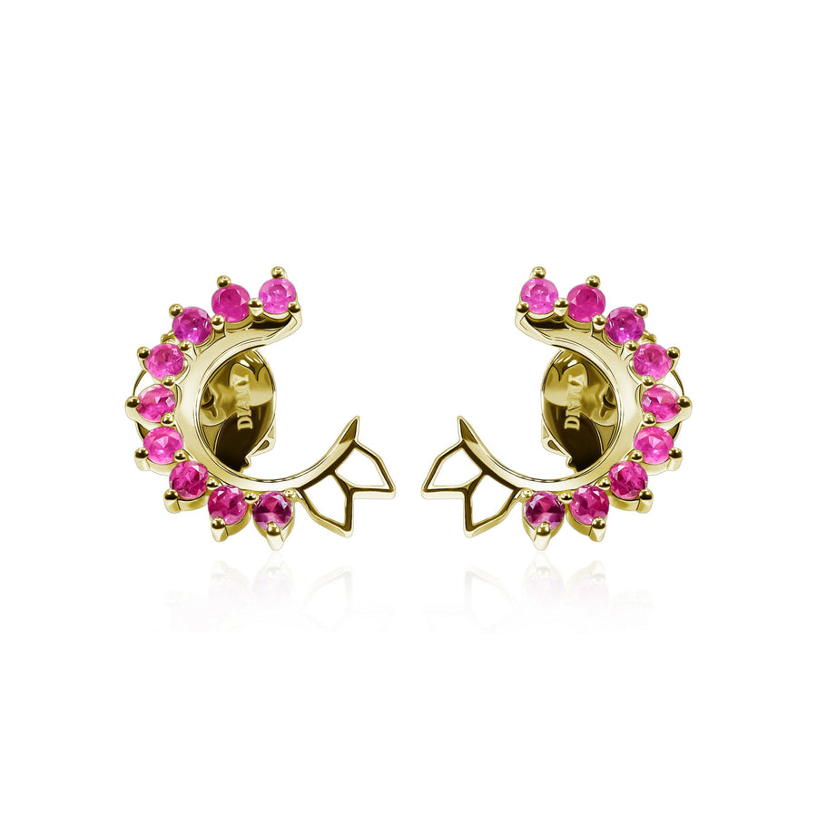 Pink Sapphires Earrings Argo