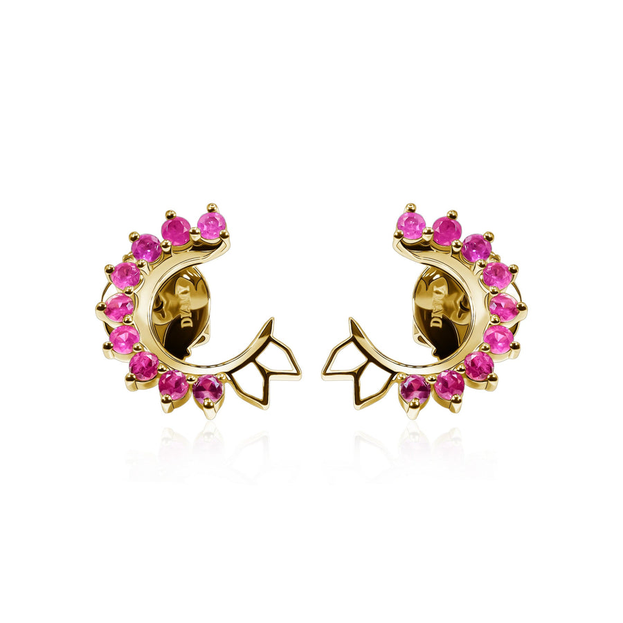 Pink Sapphires Earrings Argo