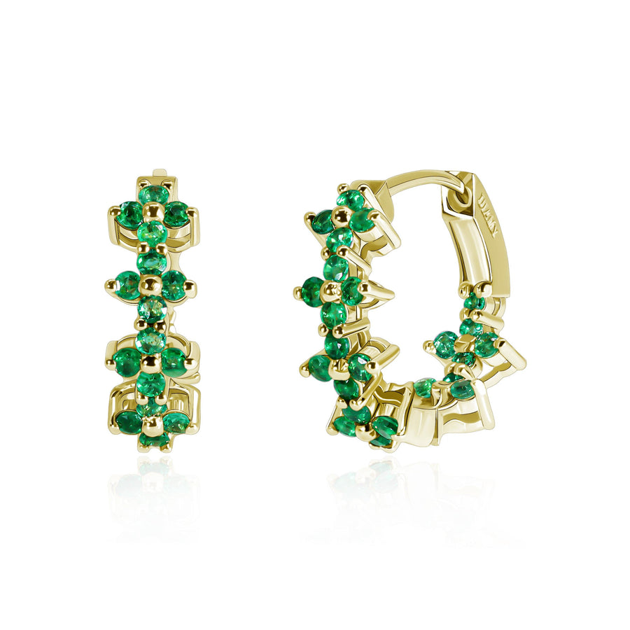 Emerald Earrings Lacerta