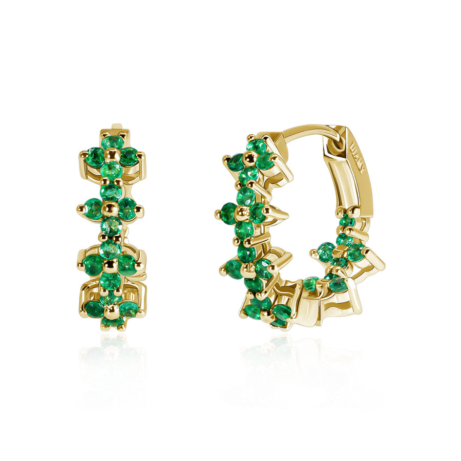 Emerald Earrings Lacerta