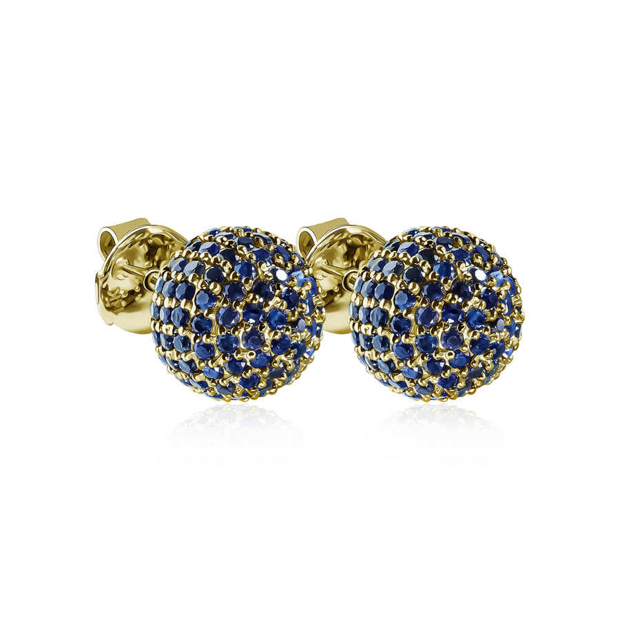 Sapphire Earrings Star Ball