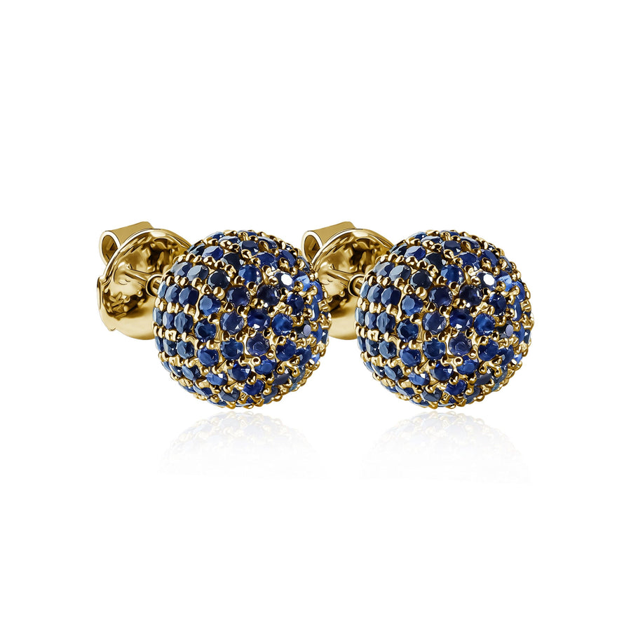 Sapphire Earrings Star Ball