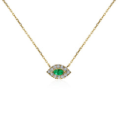 Emerald & Diamond Necklace Nazar