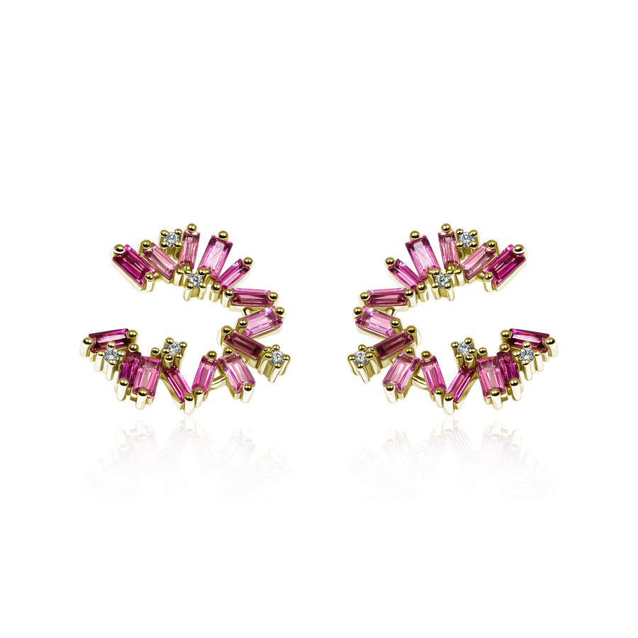 Tourmaline & Diamond Earrings Phoenix