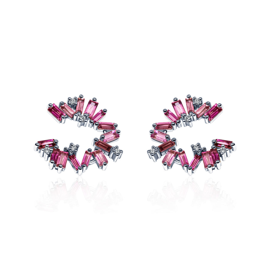 Tourmaline & Diamond Earrings Phoenix