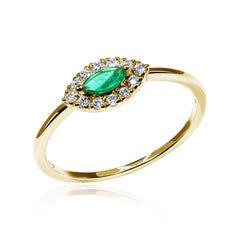 Emerald & Diamond Ring Nazar