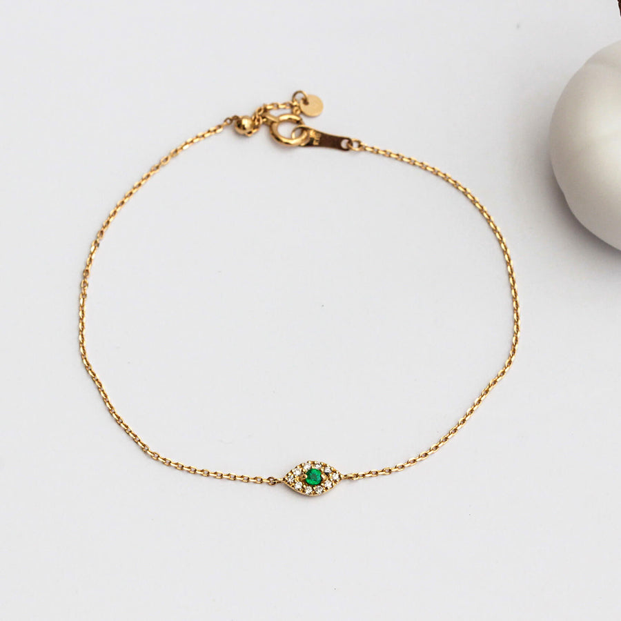 Emerald & Diamond Bracelet Green Parki