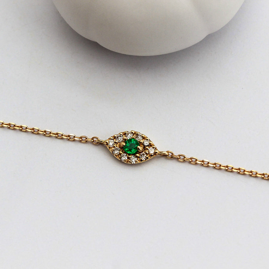 Emerald & Diamond Bracelet Green Parki