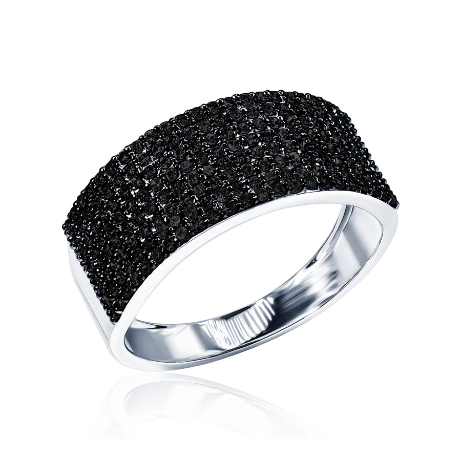 Diamond Ring Black Tamzara