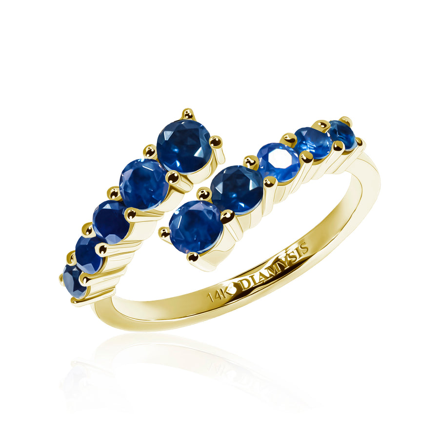 Sapphire Ring Blue Constellation