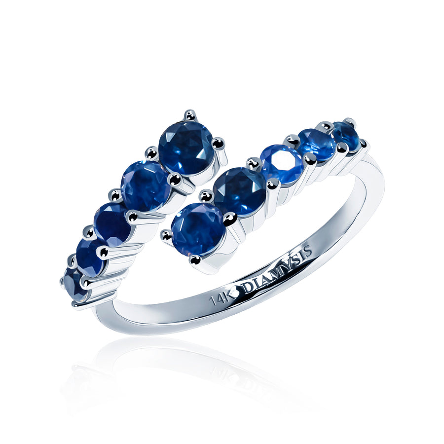 Sapphire Ring Blue Constellation