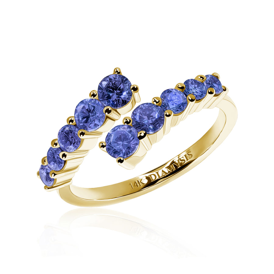 Tanzanite Ring Bright Constellation