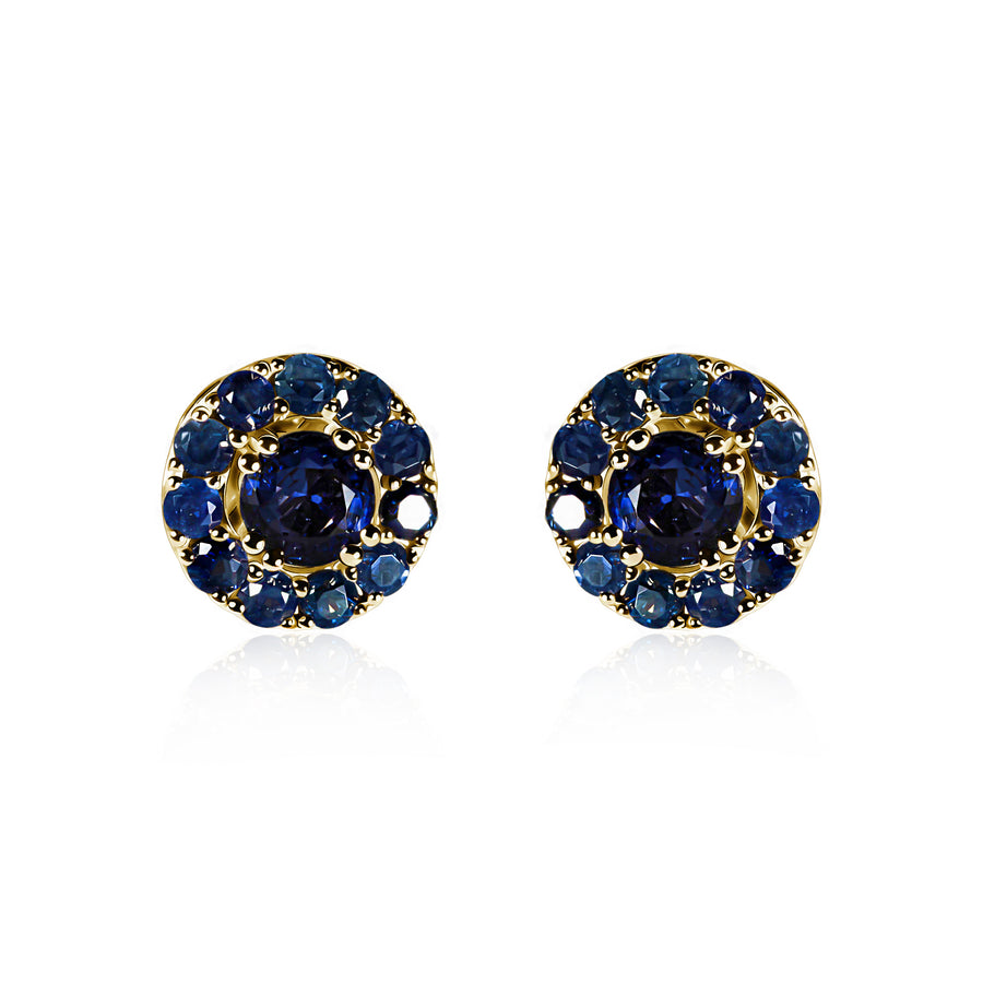 Sapphire Earrings Chloride