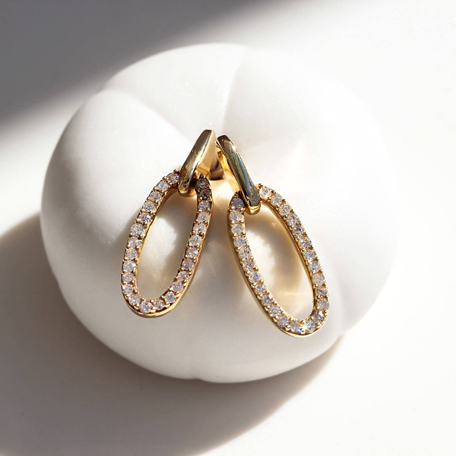 Diamond Earrings Lasso