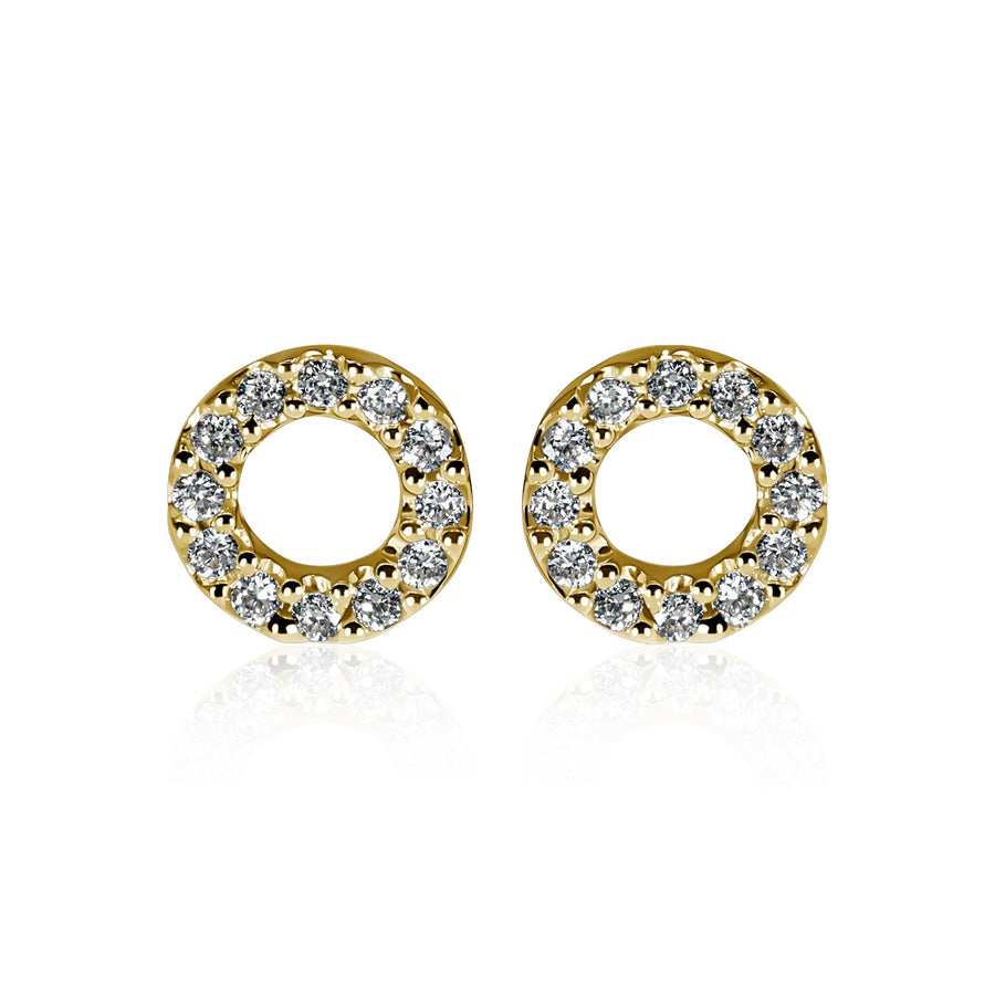 Diamond Earrings Circle