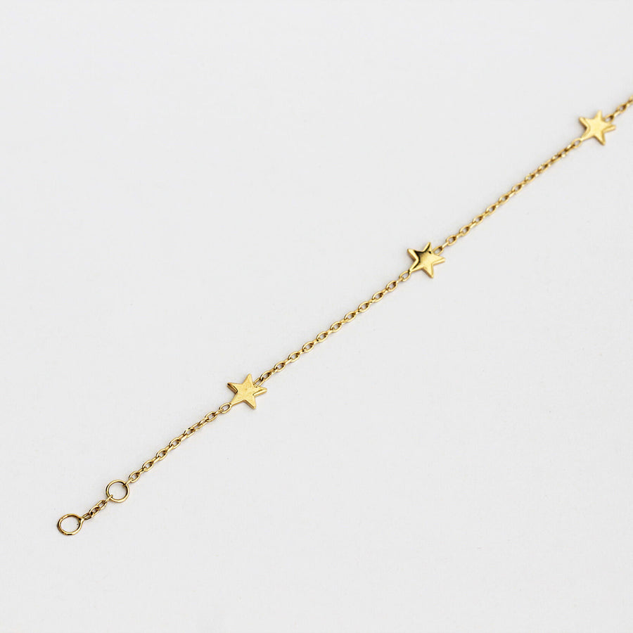 Yellow Gold Bracelet Stars