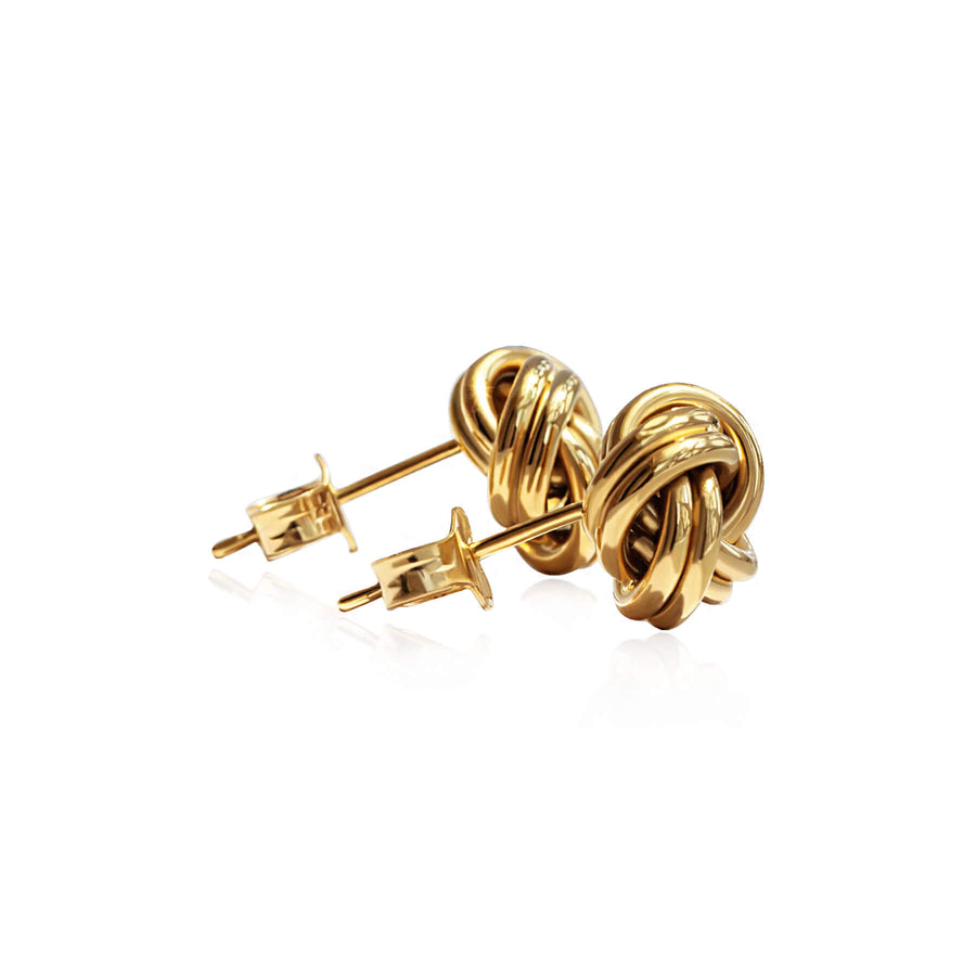 Yellow Gold Earrings Cane