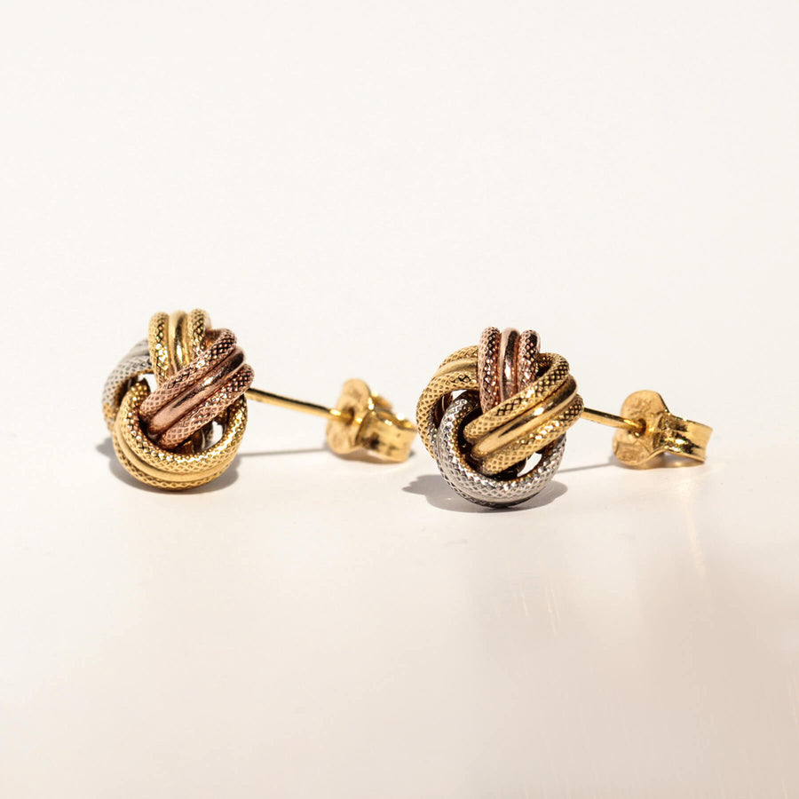 Yellow Gold Earrings MultiCane