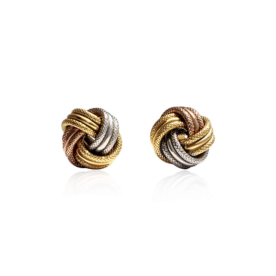 Yellow Gold Earrings MultiCane