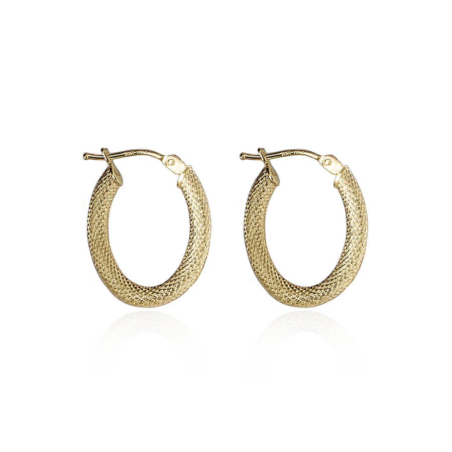 Yellow Gold Earrings Imagery