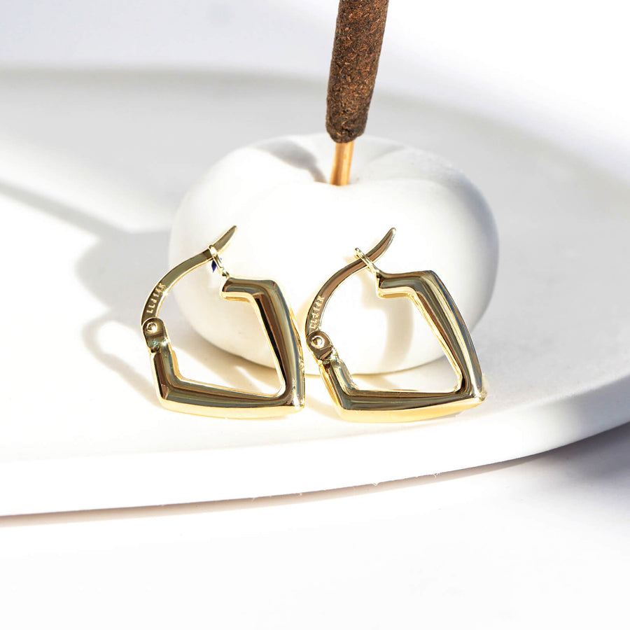 Yellow Gold Earrings Lora