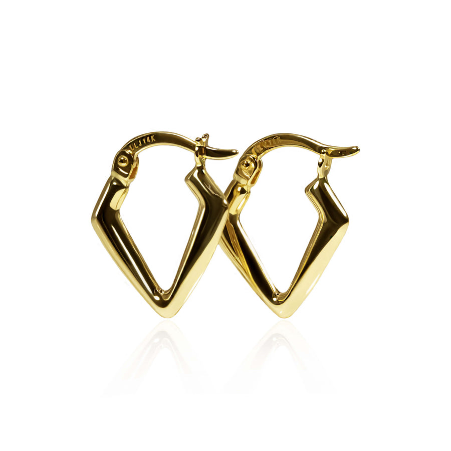 Yellow Gold Earrings Lora