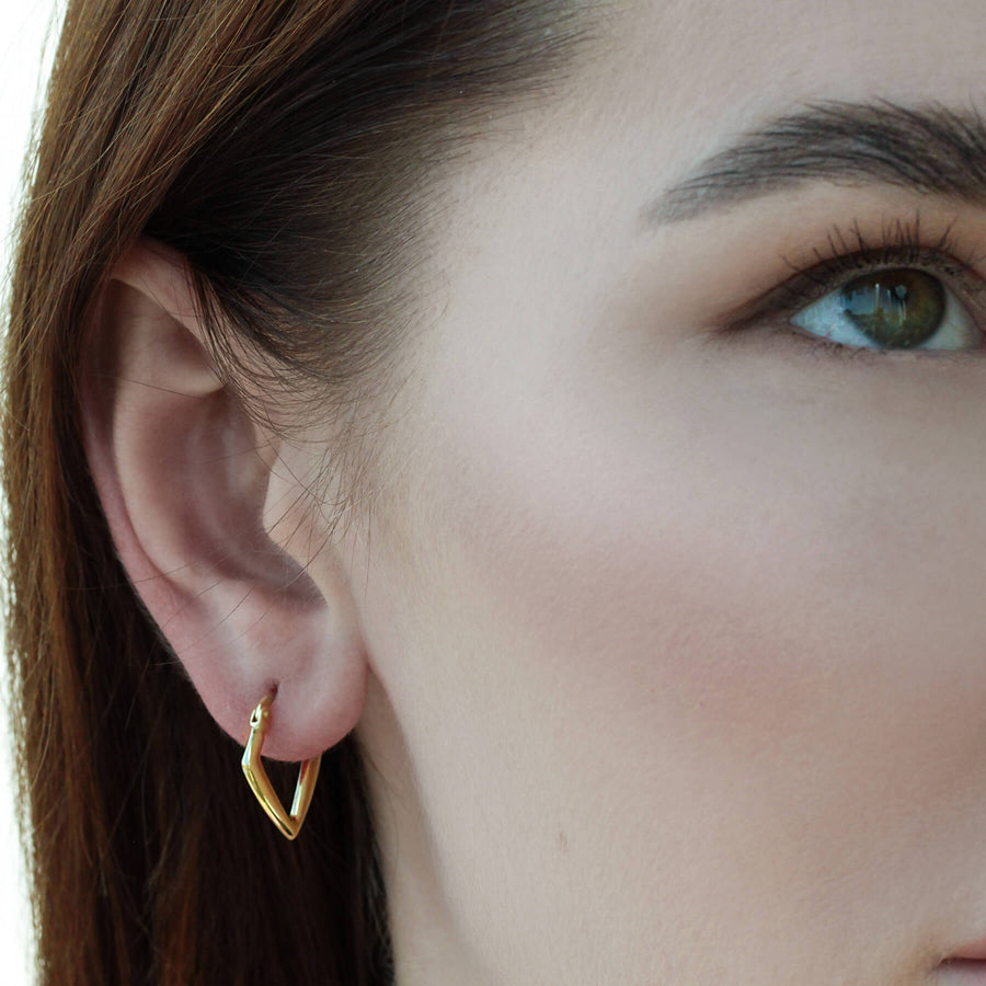 Yellow Gold Earrings Lora