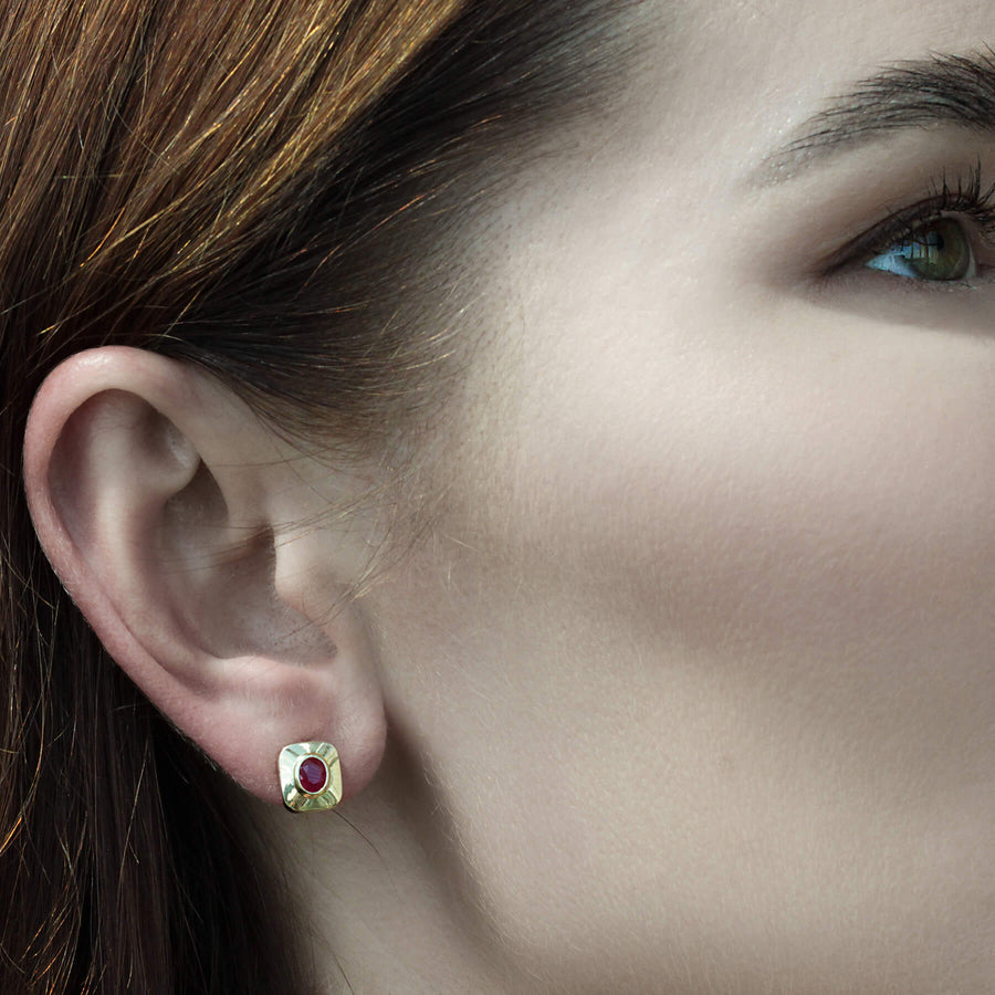 Ruby Earrings Vulcan