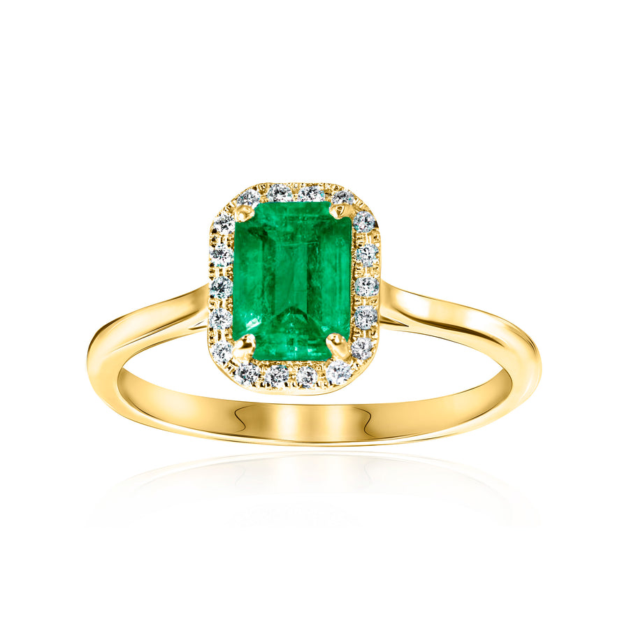 Emerald & Diamond Ring Cybele