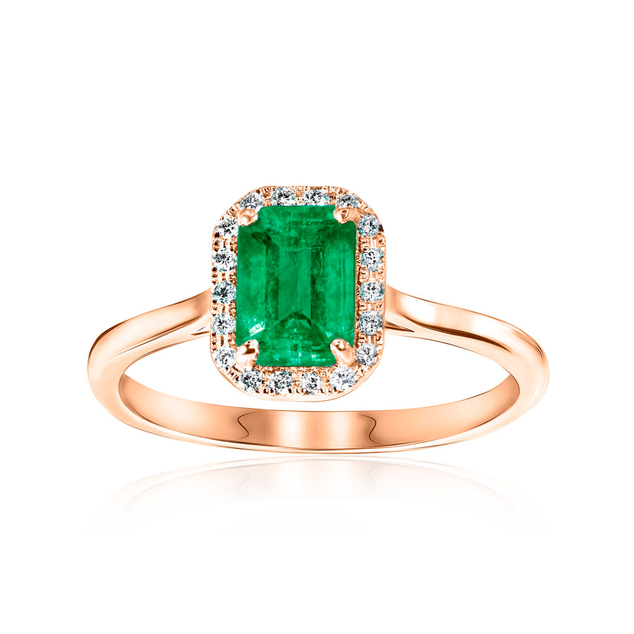 Emerald & Diamond Ring Cybele