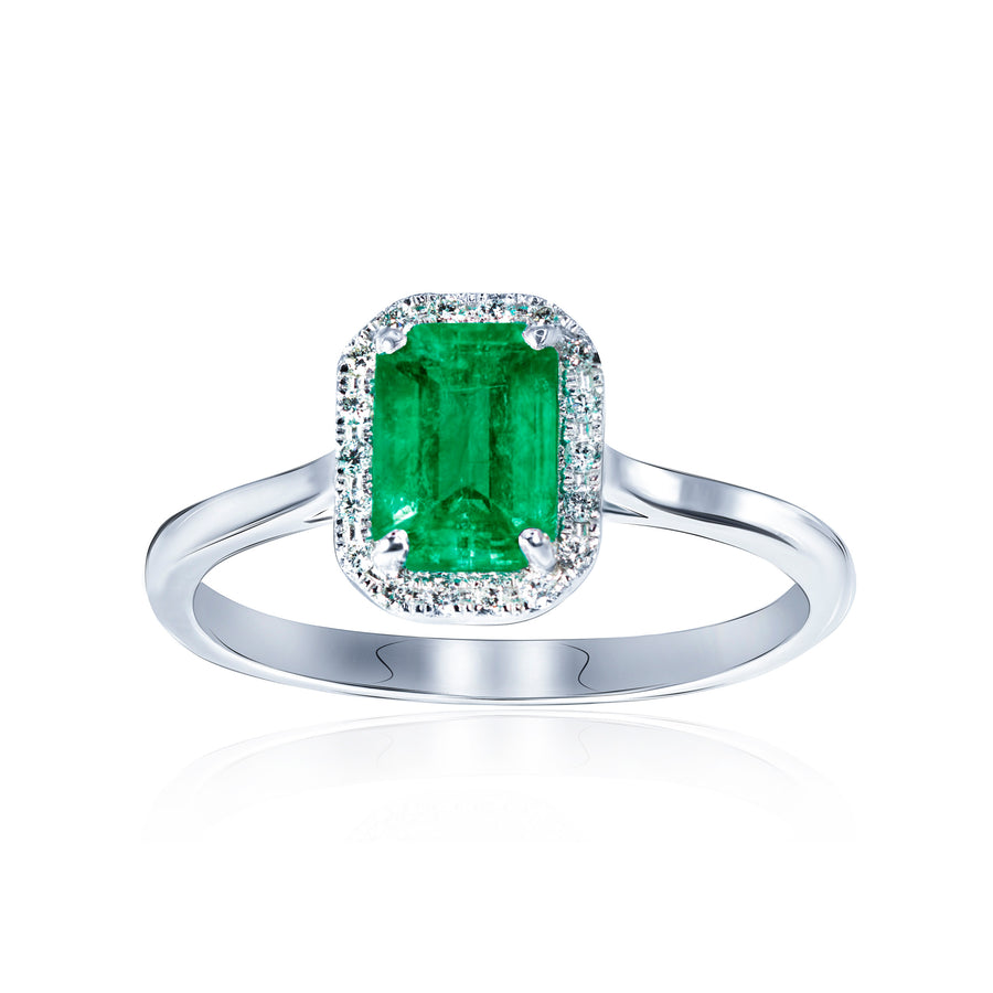 Emerald & Diamond Ring Cybele