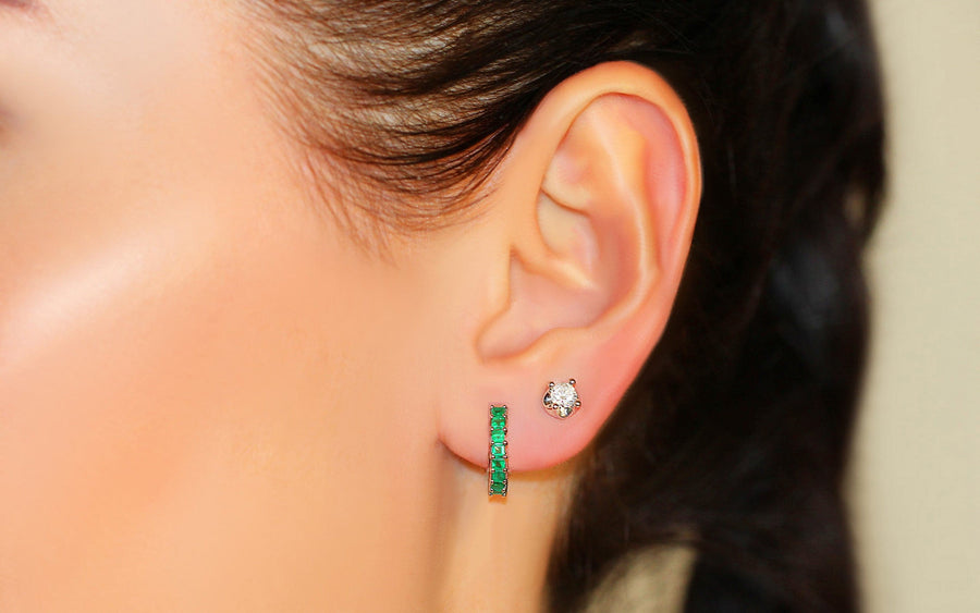 Emerald Earrings Eridanus