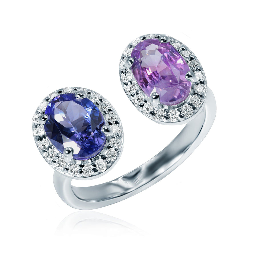 Sapphire & Diamond Ring Lilac Scent