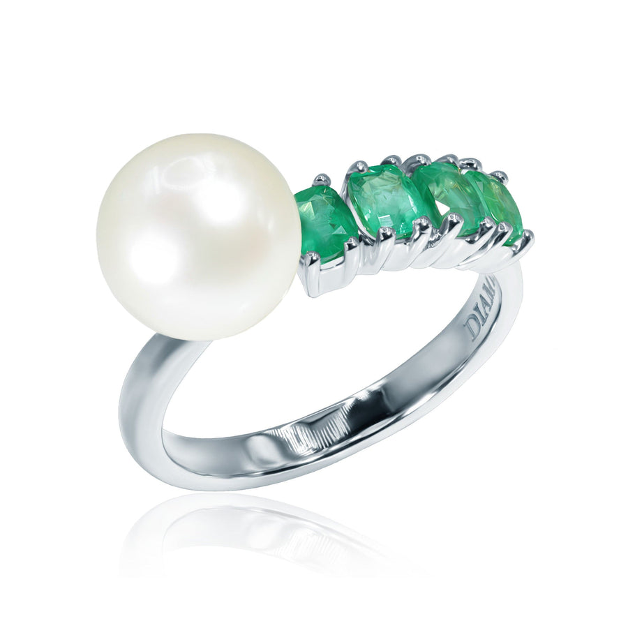 Pearl & Emerald Ring Muses