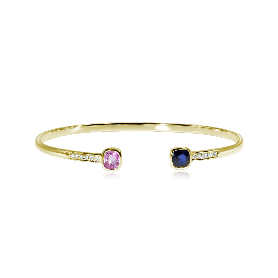 Sapphire & Diamond Bracelet Sunrise