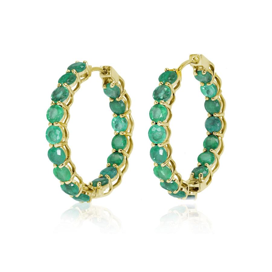 Emerald Earrings Hydra