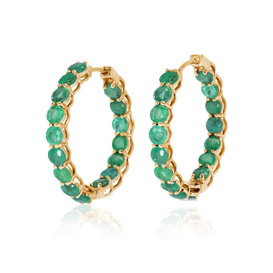 Emerald Earrings Hydra