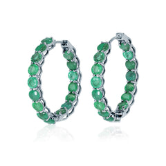 Emerald Earrings Hydra