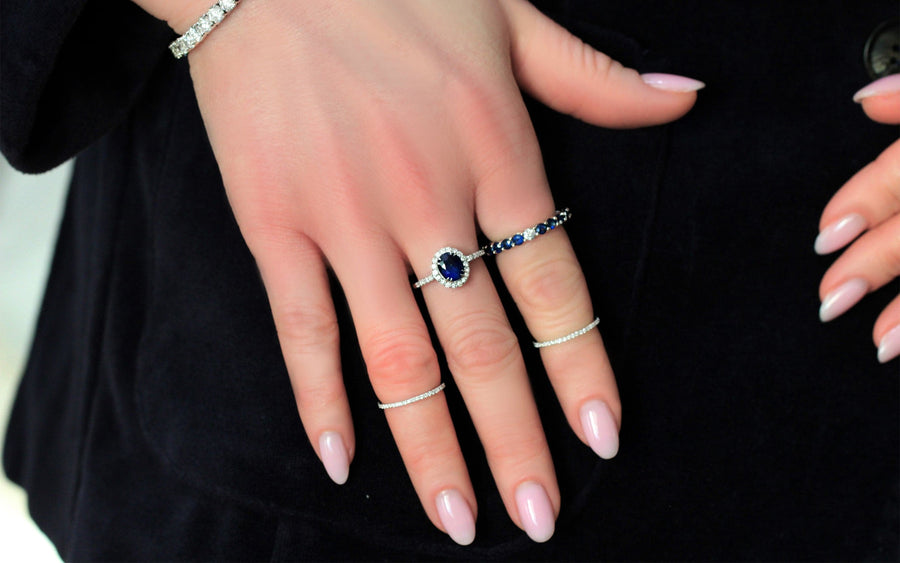 Sapphire & Diamond Ring Octans