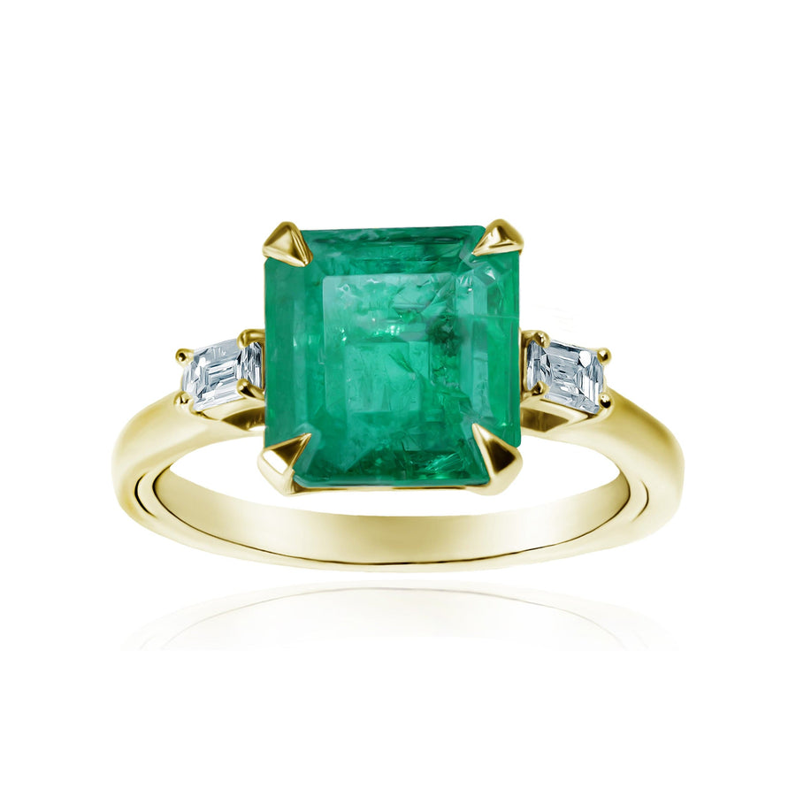 Emerald & Diamond Ring Demetra