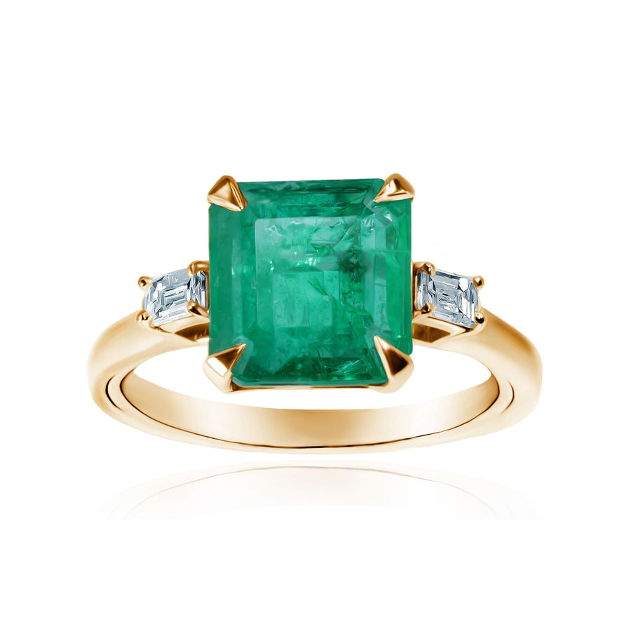 Emerald & Diamond Ring Demetra