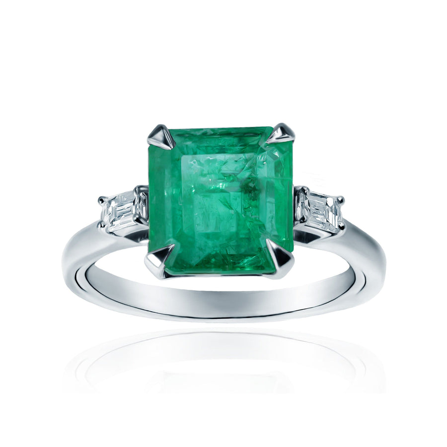 Emerald & Diamond Ring Demetra