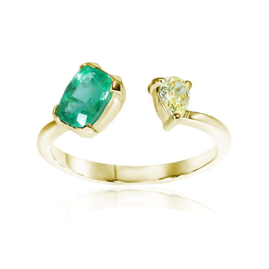 Emerald & Diamond Ring Summer Garden