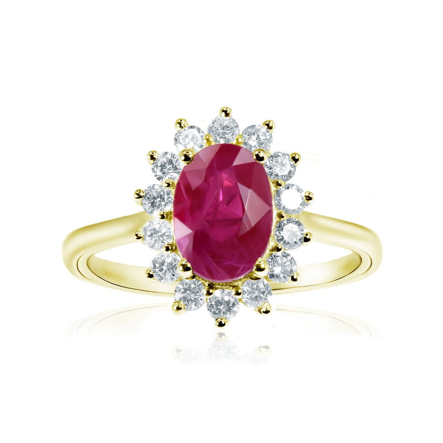 Ruby & Diamond Ring Leto